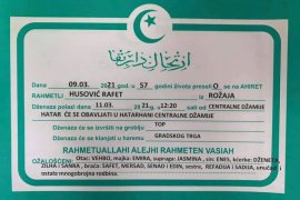 BOŞNAK LİDER 'RAFET HUSOVİC' VEFAT ETTİ