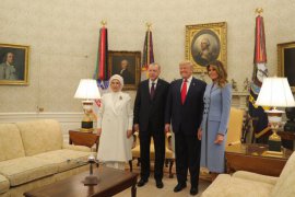 Cumhurbaşkanı Erdoğan, ABD Başkanı Trump ile bir araya geldi