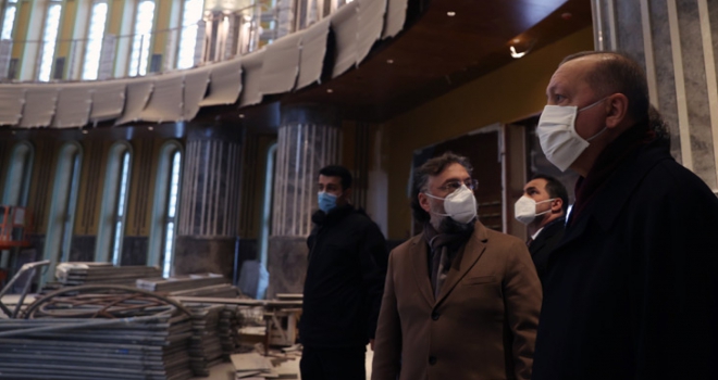Taksim Camii ve Atatürk Kültür Merkezi Yapımı Devam ediyor