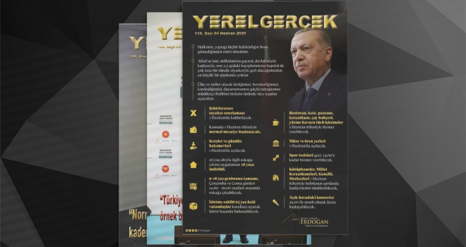 YEREL GERÇEK DERGİSİ 'NİN 110. SAYISI YAYINLANDI
