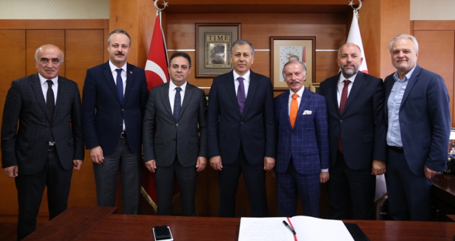 VALİ YERLİKAYA’DAN BAŞKAN AYDINER’E ZİYARET