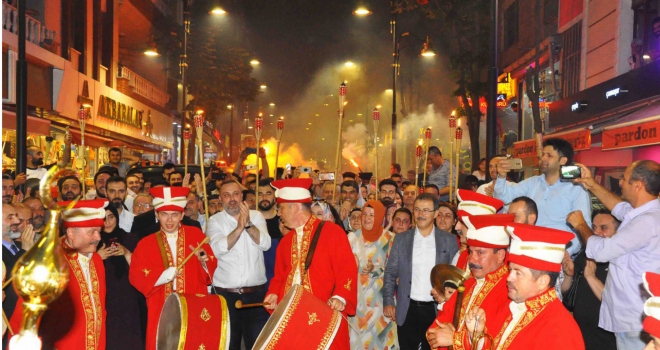 Eyüpsultan’da muhteşem 'Fetih Yürüyüşü' düzenlendi