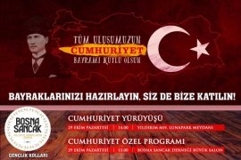 BOSNA SANCAK KÜLTÜR VE YARD. DERNEĞİ’NİN ‘CUMHURİYET BAYRAMI’ KUTLAMA ETKİNLİĞİ