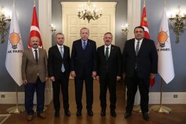 Kemal Başkan, Ak Parti Teşkilat  Başkanı Erkan Kandemir’le birlikte Cumhurbaşkanı Sn. Erdoğan’la görüştü