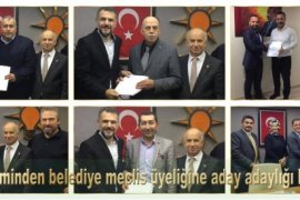 Ak Parti Bayrampaşa ilçe yönetiminden belediye meclis üyeliğine aday adaylığı başvuruları