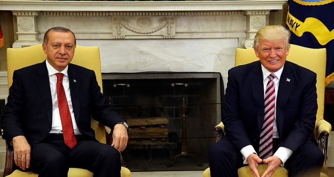 Erdoğan ile Trump Suriye'yi görüştü