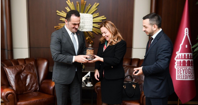 Arnavutluk Başkonsolosu Kadzadej’den Başkan Yıldız'a Ziyaret