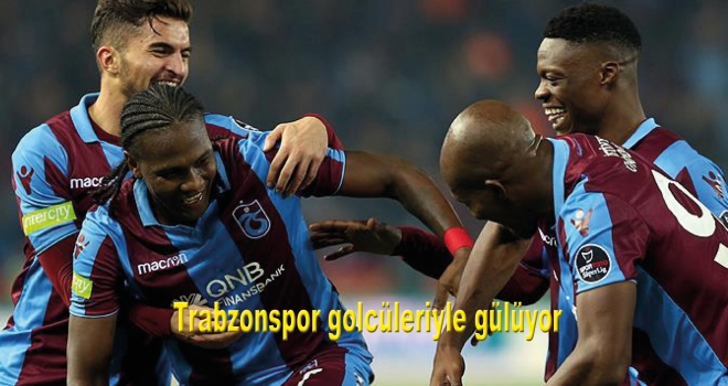 Trabzonspor golcüleriyle gülüyor