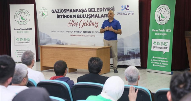 İŞ ARAYANLAR GAZİOSMANPAŞA BELEDİYESİ'NE BAŞVURUYOR