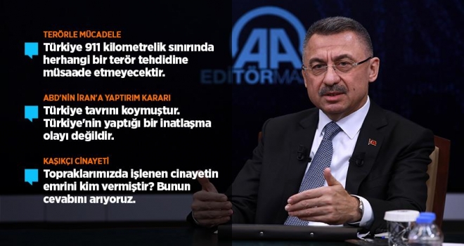 Türkiye 911 kilometrelik sınırında terör tehdidine müsaade etmeyecek