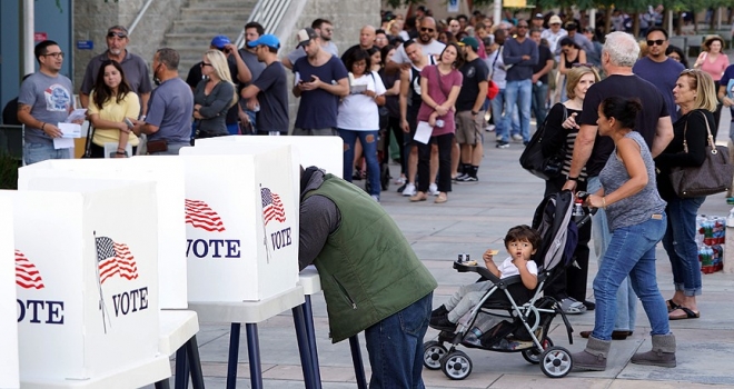 ABDde en az 34 milyon seçmen erken oy kullandı