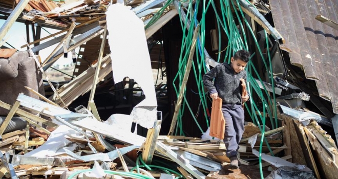 İsrail 2018'de Kudüs'te Filistinliler'e ait 133 evi yıktı