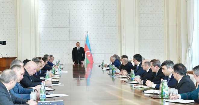 Azerbaycan Cumhurbaşkanı Aliyev: 2018 Azerbaycan için başarılı bir yıl oldu