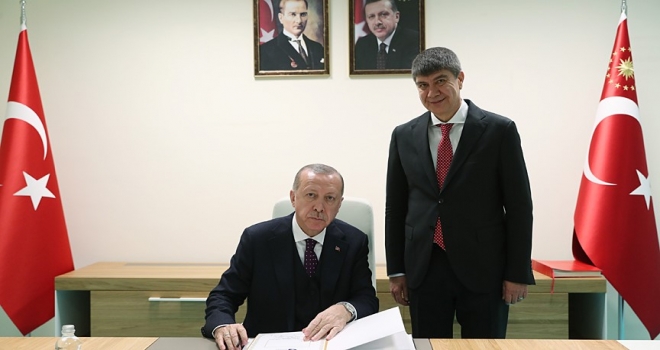 Cumhurbaşkanı Erdoğan, Antalya Büyükşehir Belediye Başkanı Türel'i kabul etti