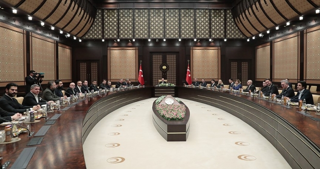 Cumhurbaşkanı Erdoğan: Kültürde, sanatta çok ciddi bir konuma yükselmeniz gerekiyor