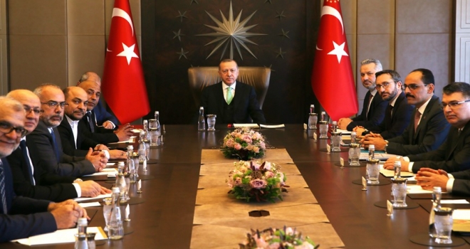 Cumhurbaşkanı Erdoğan: Filistin davasına ve Filistin halkına sırtımızı dönmeyeceğiz