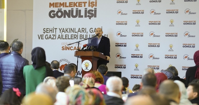 İçişleri Bakanı Soylu: Nereden tehdit gelirse gelsin orada da terör bırakmayız