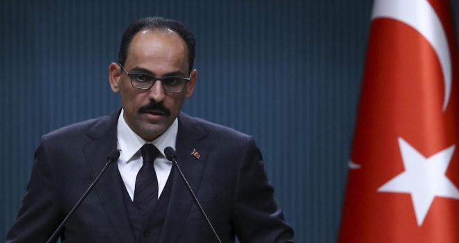 Cumhurbaşkanı Sözcüsü İbrahim Kalın: İhtiyatla karşılıyoruz