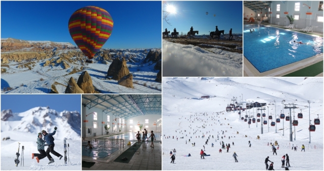Kış tatilinin gözde üçlüsü: Kapadokya-Erciyes-Kozaklı