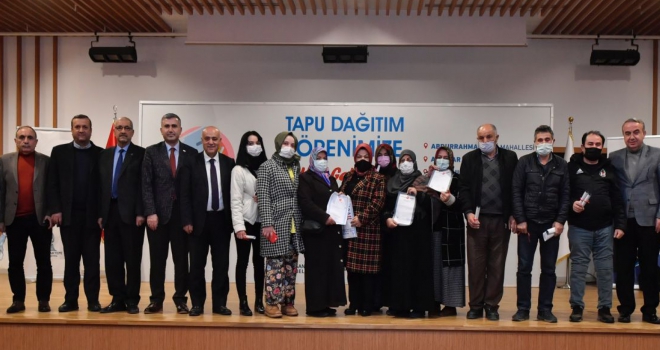 SANCAKTEPE'DE TAPULAR SAHİPLERİNE KAVUŞTU