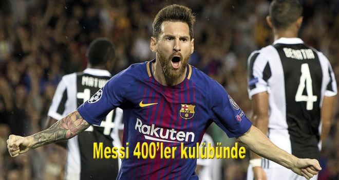 Messi 400'ler kulübünde