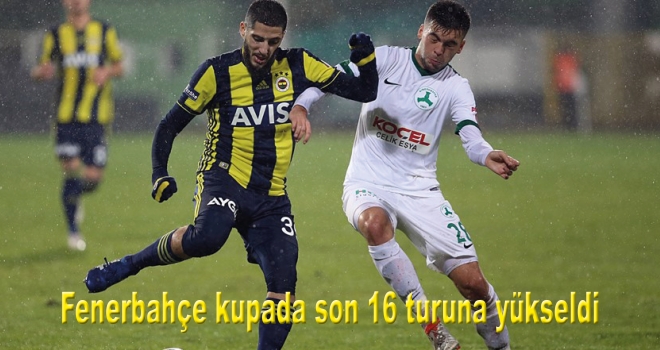 Fenerbahçe kupada son 16 turuna yükseldi