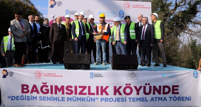 İstanbul’da bir ilk! Bağımsızlık Köyü’nün temeli atıldı