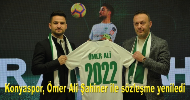 Atiker Konyaspor, Ömer Ali Şahiner ile sözleşme yeniledi