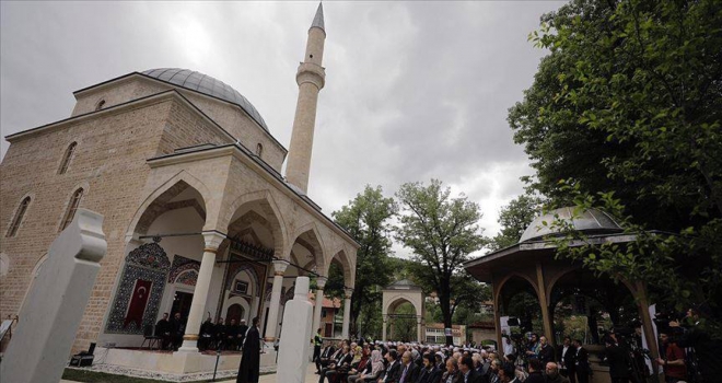 Alaca Camiinde 27 yıl sonra ilk ezan