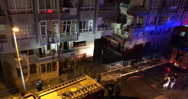 Ankara Pursaklar'da doğal gaz patlaması