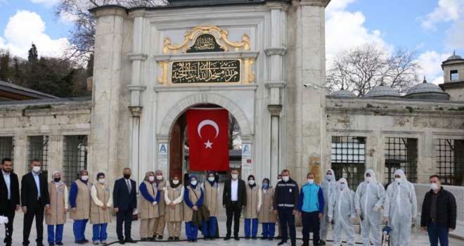 Eyüpsultan Camii Gül Suyu Kokuyor