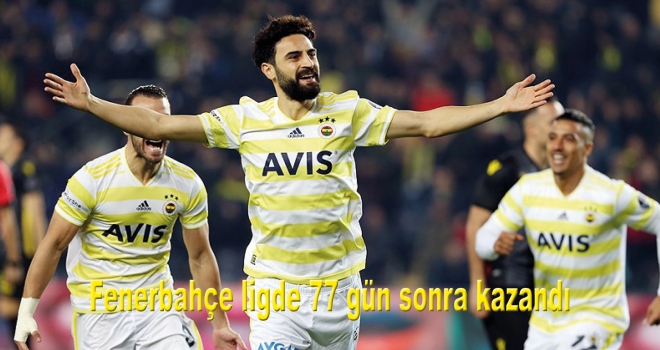 Fenerbahçe ligde 77 gün sonra kazandı