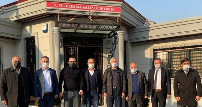 CHP Bayrampaşa Örgütü’nden  Muhtar Liçina’ya Ziyaret