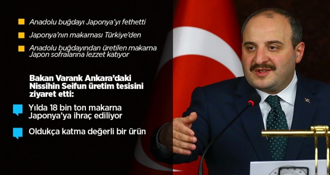 Ankara'dan Tokyo'ya makarna hattı