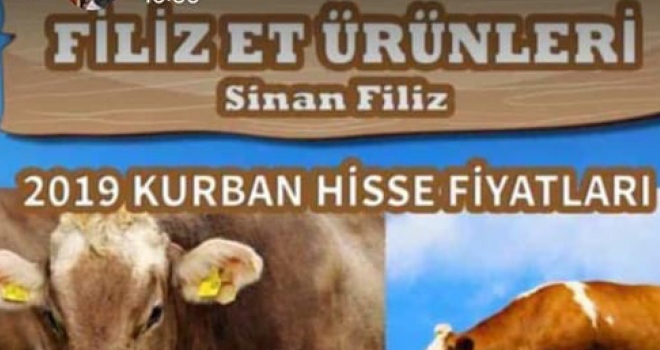 FİLİZ ET, KURBAN SATIŞLARINA BAŞLADI