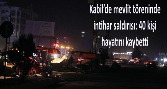 Kabil'de Mevlit Töreni'nde intihar saldırısı: 40 kişi hayatını kaybetti