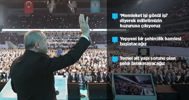 Erdoğan AK Parti'nin seçim manifestosunu açıkladı