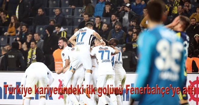 Türkiye kariyerindeki ilk golünü Fenerbahçe'ye attı