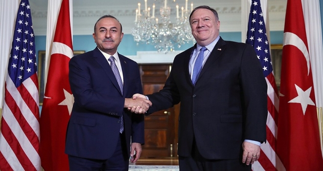 Bakan Çavuşoğlu ile Pompeo Suriye'yi görüştü