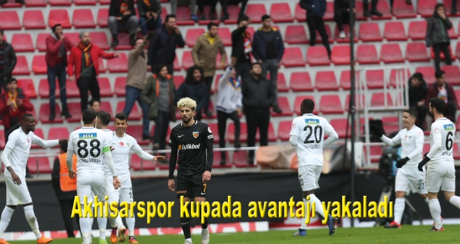 Akhisarspor kupada avantajı yakaladı