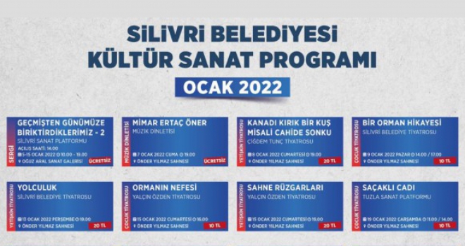 KÜLTÜR VE SANAT PROGRAMI AÇIKLANDI