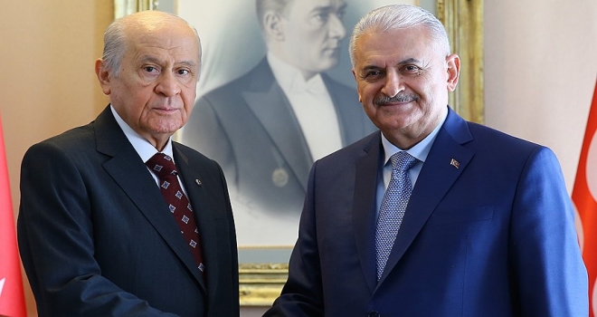 MHP Genel Başkanı Bahçeli'den Yıldırım'a tebrik