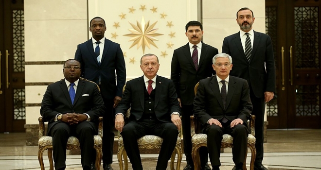 Cumhurbaşkanı Erdoğan, Ekvator Ginesi Büyükelçisini kabul etti