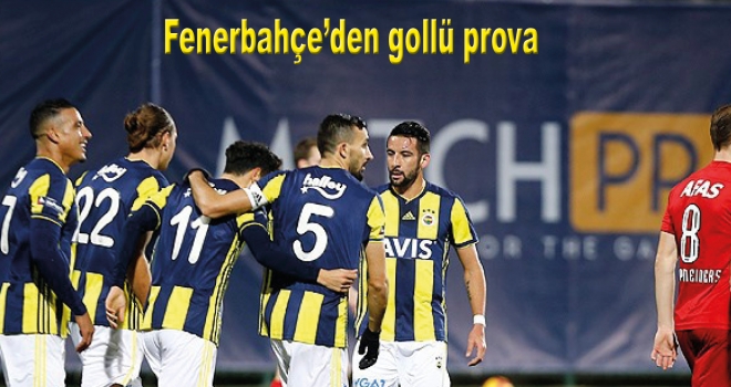 Fenerbahçe'den gollü prova