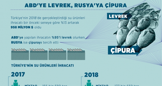 ABD'ye levrek, Rusya'ya çipura