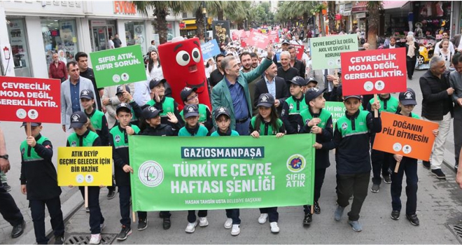 GAZİOSMANPAŞALI GENÇLER ÇEVRE İÇİN YÜRÜDÜ