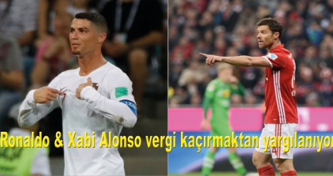 Ronaldo ve Xabi Alonso vergi kaçırmaktan yargı önüne çıkıyor