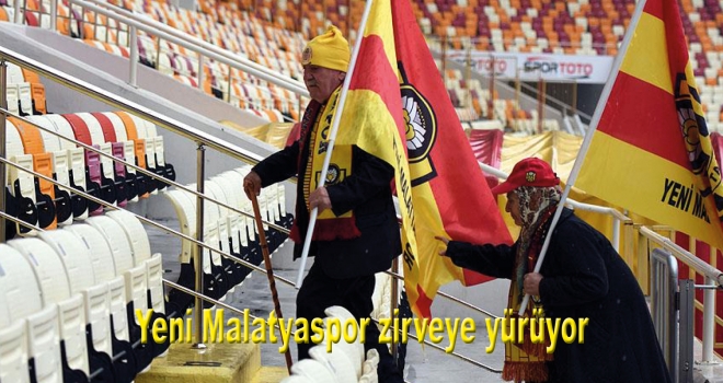 Yeni Malatyaspor zirveye yürüyor, Malatyalılar mutlu oluyor