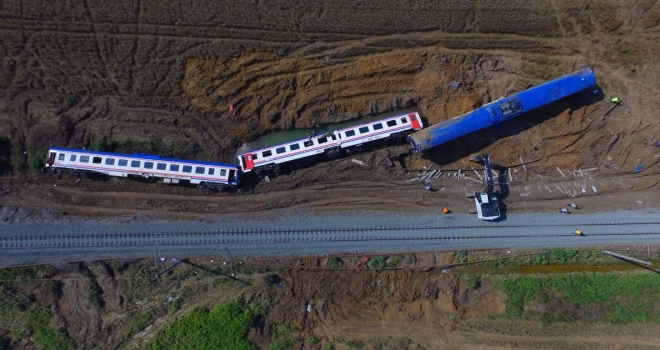 Çorlu'daki tren kazasıyla ilgili Başsavcılık soruşturmasını tamamladı