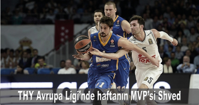 THY Avrupa Ligi'nde haftanın MVP'si Shved